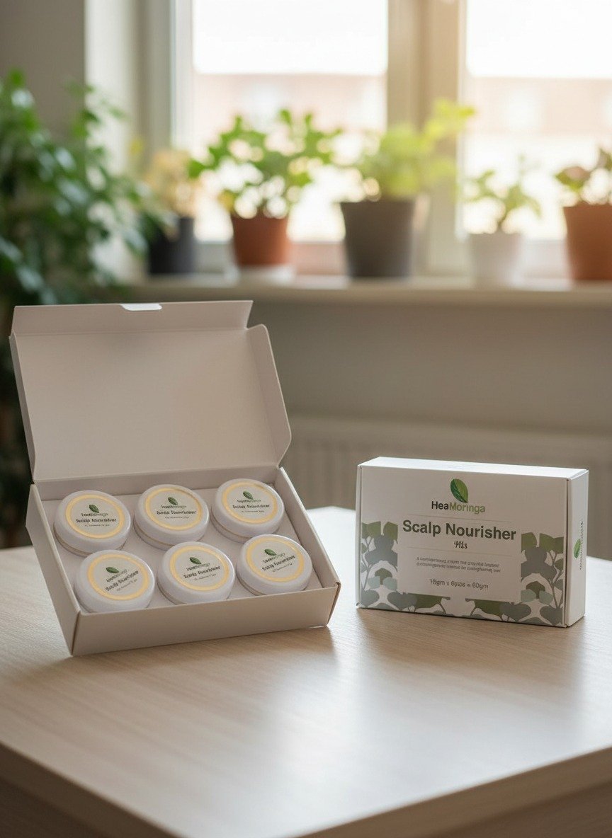 Hea Moringa Scalp Nourisher His Pack of 6 (10g x 6)